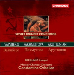 Soviet Trumpet Concertos by Vainberg ,   Pakhmutova ,   Arutiunian ;   Bibi Black ,   Moscow Chamber Orchestra ,   Constantine Orbelian