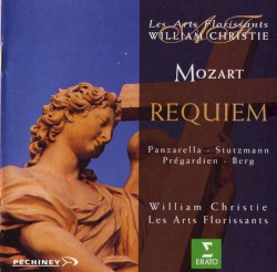 Requiem in D minor / Ave verum corpus by Mozart ;   Panzarella ,   Stutzmann ,   Prégardien ,   Berg ,   Les Arts Florissants ,   William Christie