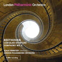 Coriolan Overture, Symphony No. 5 by Ludwig van Beethoven ;   Klaus Tennstedt ,   London Philharmonic Orchestra
