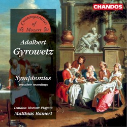 Symphonies by Adalbert Gyrowetz ;   London Mozart Players ,   Matthias Bamert