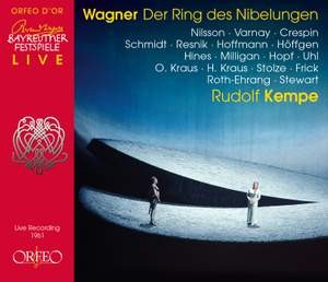 Rudolf Kempe, Bayreuther Festspielorchester, Regina Resnik, Jerome Hines : Wagner: Der Ring des Nibelungen (Live)