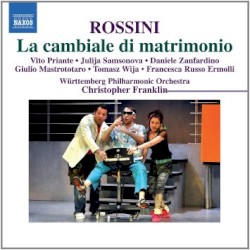 La cambiale di matrimonio by Gioachino Rossini ;   Württemberg Philharmonic Orchestra ,   Christopher Franklin