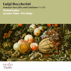 Sonatas for Cello and Continuo, Vol. II by Luigi Boccherini ;   Michal Kaňka ,   Jaroslav Tůma ,   Michal Kaňka