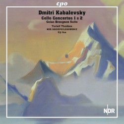Cello Concertos 1 & 2 / Colas Breugnon Suite by Dmitri Kabalevsky ;   Torleif Thedéen ,   NDR Radiophilharmonie ,   Eiji Oue