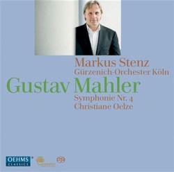 Symphony no. 4 in G major by Gustav Mahler ;   Christiane Oelze ,   Gürzenich-Orchester Köln ,   Markus Stenz
