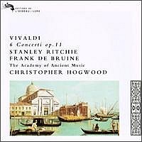 6 concerti, op. 11 by Antonio Vivaldi ;   Stanley Ritchie ,   Frank de Bruine ,   Academy of Ancient Music ,   Christopher Hogwood