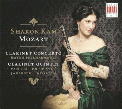 Clarinet Concerto / Clarinet Quintet by Mozart ;   Sharon Kam ,   Haydn Philharmonie ,   Van Keulen ,   Mathé ,   Jacobsen ,   Rivinius