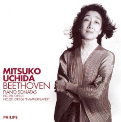 Piano Sonatas, op. 101 & op. 106 "Hammerklavier" by Beethoven ;   Mitsuko Uchida