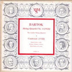 String Quartet No. 4 (1928) / Contrasts (1938) by Bartok ;   The Guilet String Quartet ,   Daniel Guilet ,   Herbert Tichman ,   Ruth Budnevich