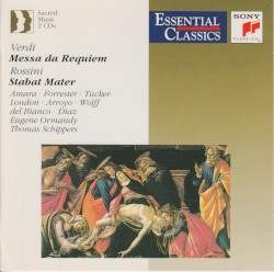 Verdi: Messa da Requiem / Rossini: Stabat Mater by Giuseppe Verdi ,   Gioachino Rossini ;   The Philadelphia Orchestra ,   Eugene Ormandy ,   New York Philharmonic ,   Thomas Schippers