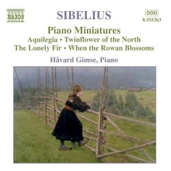 Piano Music, Volume 4: Piano Miniatures by Jean Sibelius ;   Håvard Gimse