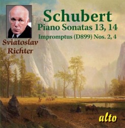 Piano Sonatas nos. 13 & 14 / Impromptus nos. 2 & 4 by Franz Schubert ;   Sviatoslav Richter