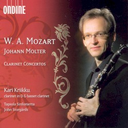 Clarinet Concertos by W.A. Mozart ,   Johann Molter ;   Kari Kriikku ,   Tapiola Sinfonietta ,   John Storgårds