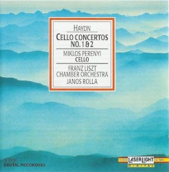 Cello Concertos nos. 1 & 2 by Haydn ;   Miklos Perenyi ,   Franz Liszt Chamber Orchestra ,   Janos Rolla