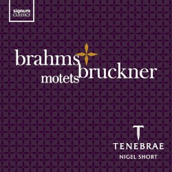 Motets by Brahms ,   Bruckner ;   Tenebrae ,   Nigel Short