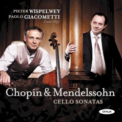 Cello Sonatas by Chopin ,   Mendelssohn ;   Pieter Wispelwey ,   Paolo Giacometti