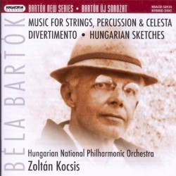 Music for Strings, Percussion & Celesta / Divertimento / Hungarian Sketches by Béla Bartók ;   Zoltán Kocsis ,   Hungarian National Philharmonic