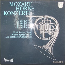 Hornkonzerte by Wolfgang Amadeus Mozart ;   Erich Penzel ,   Wiener Philharmoniker ,   Bernhard Paumgartner
