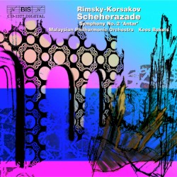 Scheherazade / Symphony no. 2 "Antar" by Nikolay Rimsky-Korsakov ;   Malaysian Philharmonic Orchestra ,   Kees Bakels