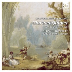 Clarinet Quintet / String Quartet, K. 421 by Wolfgang Amadeus Mozart ;   Arcanto Quartett ,   Jörg Widmann