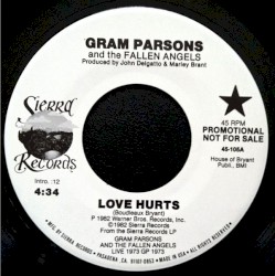 Love Hurts / The New Soft Shoe by Gram Parsons and the Fallen Angels