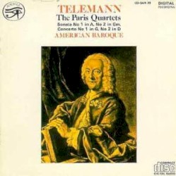 The Paris Quartets by Georg Philipp Telemann ;   American Baroque