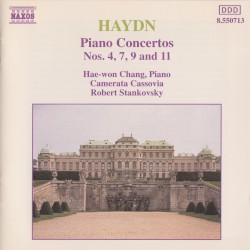 Piano Concertos nos. 4, 7, 9 and 11 by Joseph Haydn ;   Camerata Cassovia ,   Róbert Stankovský ,   Hae Won Chang