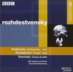 BBC Legends: Rozhdestvensky by Tchaikovsky ,   Shostakovich ,   Stravinsky ;   BBC Symphony Orchestra ,   Gennadi Rozhdestvensky