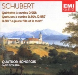 Quintette à cordes D.956, Quatuors à cordes D.804, D.887, D810 by Franz Schubert ;   Hungarian Quartet ,   Laszlo Varga