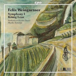 Symphony 1 / König Lear by Felix Weingartner ;   Sinfonieorchester Basel ,   Marko Letonja