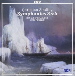 Symphonies 3 & 4 by Christian Sinding ;   NDR Radiophilharmonie ,   David Porcelijn