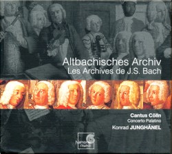 Altbachisches Archiv by Cantus Cölln ,   Concerto Palatino ,   Konrad Junghänel