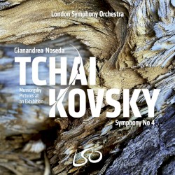 Tchaikovsky: Symphony no. 4 / Mussorgsky: Pictures at an Exhibition by Tchaikovsky ,   Mussorgsky ;   London Symphony Orchestra  &   Gianandrea Noseda