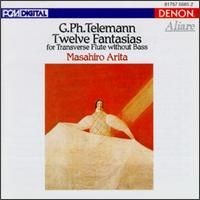 G.PH. Telemann Twelve Fantassias for Transerverse Flute without Bass by 有田正広