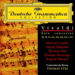 7 Concertos by Antonio Vivaldi ;   Camerata Bern ,   Thomas Füri