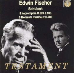 8 Impromptus D. 899 & 935 / 6 Moments Musicaux D. 780 by Schubert ;   Edwin Fischer
