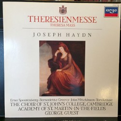 Theresa Mass by Haydn ;   Erna Spoorenberg ,   Bernadette Greevy ,   John Mitchinson ,   Tom Krause ,   Choir of St John’s College, Cambridge ,   The Academy of St Martin-in-the-Fields ,   George Guest