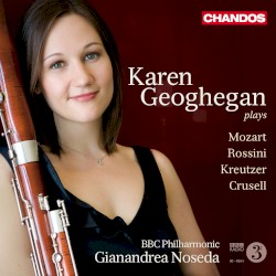 Karen Geoghegan plays Mozart, Rossini, Kreutzer, Crusell by Mozart ,   Rossini ,   Kreutzer ,   Crusell ;   Karen Geoghegan ,   BBC Philharmonic ,   Gianandrea Noseda