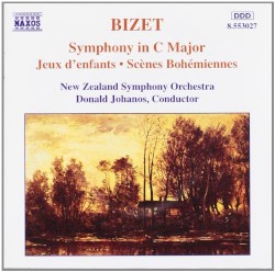 Symphony in C major / Jeux d'enfants / Scènes Bohémiennes by Georges Bizet ;   New Zealand Symphony Orchestra ,   Donald Johanos