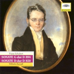 Sonate G-Dur D 894 / Sonate D-Dur D 850 by Franz Schubert ;   Wilhelm Kempff