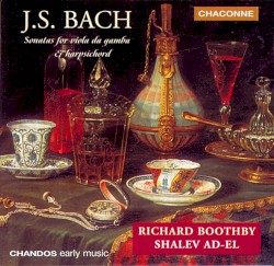 Sonatas for Viola da Gamba and Harpsichord by Johann Sebastian Bach ;   Richard Boothby ,   Shalev Ad-El