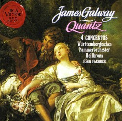 4 Concertos by Quantz ;   Württembergisches Kammerorchester Heilbronn ,   Jörg Faerber ,   James Galway