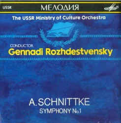 Symphony no. 1 by Alfred Schnittke ;   USSR Ministry of Culture Symphony Orchestra ,   Gennadi Rozhdestvensky
