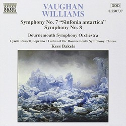 Symphony no. 7 "Sinfonia antartica" / Symphony no. 8 by Vaughan Williams ;   Bournemouth Symphony Orchestra ,   Kees Bakels