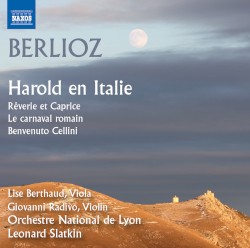 Harold en Italie by Hector Berlioz ;   Lise Berthaud ,   Giovanni Radivo ,   Orchestre National de Lyon ,   Leonard Slatkin