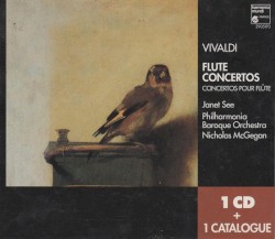 Flute Concertos by Vivaldi ;   Philharmonia Baroque Orchestra ,   Nicholas McGegan ,   Janet See