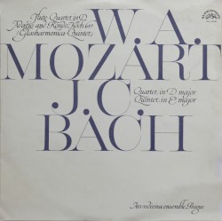 W. A. Mozart: Flute-Quartet in D / Adagio and Rondo, K. 617 "Glasharmonica-Quintet" / J. C. Bach: Quartet in D major / Quintet in E-flat major by Ars Rediviva