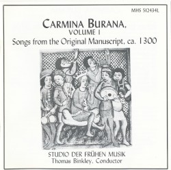 Carmina Burana, Volumen 1 by Thomas Binkley ,   Studio der Frühen Musik