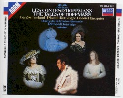 Les Contes d’Hoffmann by Offenbach ;   Joan Sutherland ,   Plácido Domingo ,   Gabriel Bacquier ,   L’Orchestre de la Suisse Romande ,   Richard Bonynge