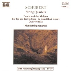 String Quartets: "Death and the Maiden" / "Quartettsatz" by Franz Schubert ;   Mandelring Quartet